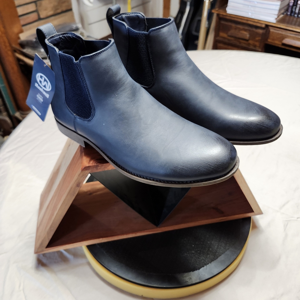 Men's Hawkwell Chelsea Slip-On  Boots In Aegean Blue - Mens 13 NWT